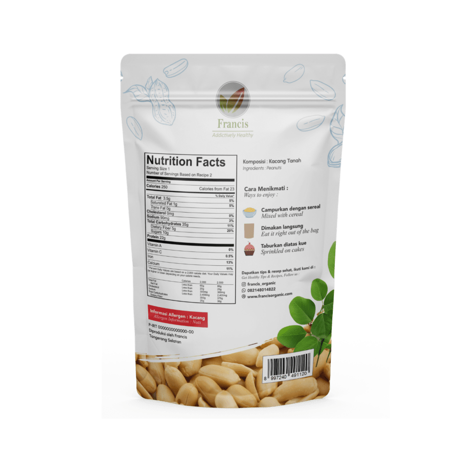 Francis Peanut Roasted 185gram