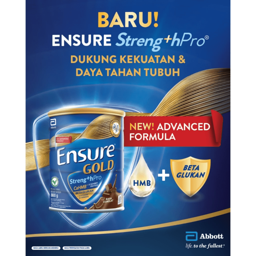 Ensure Gold Chocolate Susu Bubuk 380gram