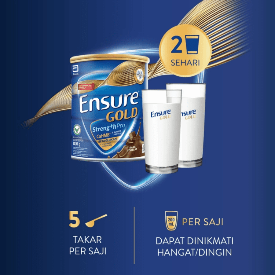 Ensure Gold Chocolate Susu Bubuk 380gram