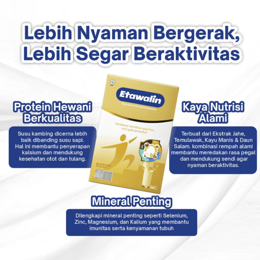 Etawalin Susu Kambing Original Solusi Nyeri Sendi Dan Pegal Linu Box