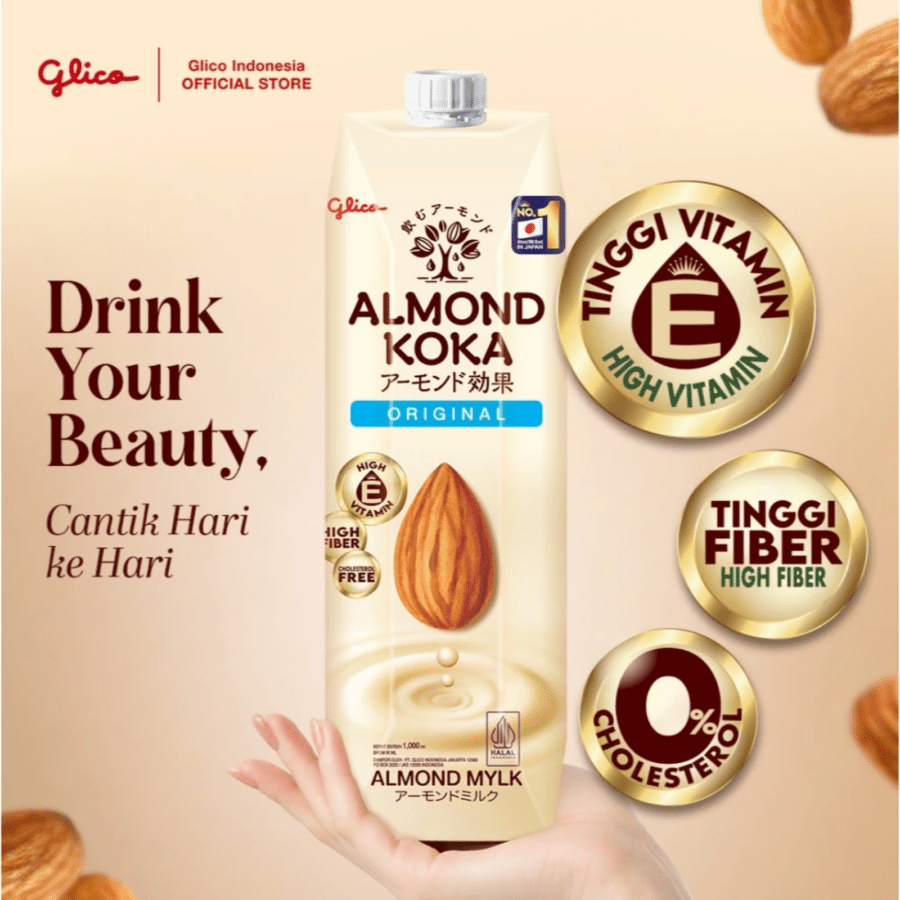 Almond Koka Susu Almond Original 1liter