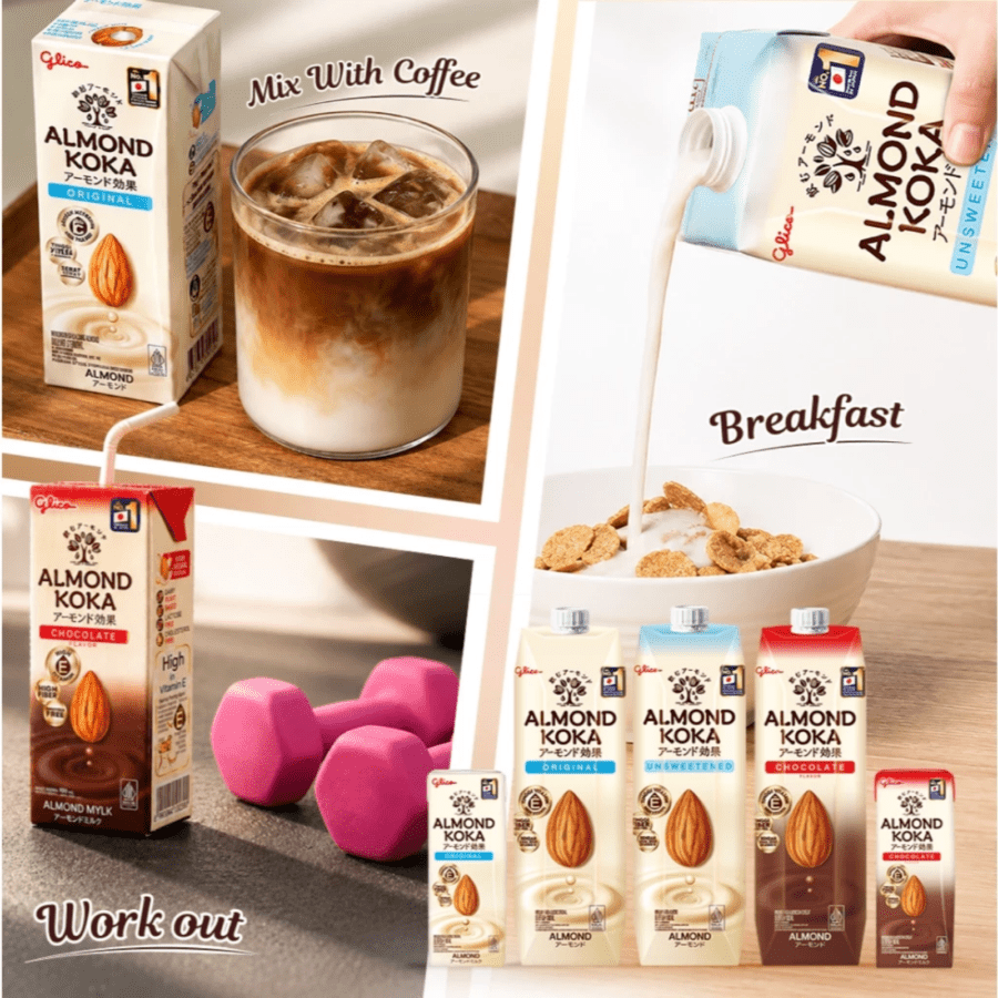 Almond Koka Susu Almond Original 180ml