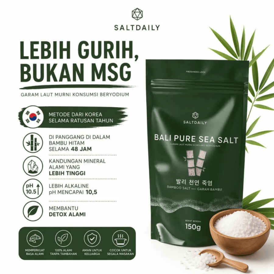 Salt Daily Bamboo Salt 150gram