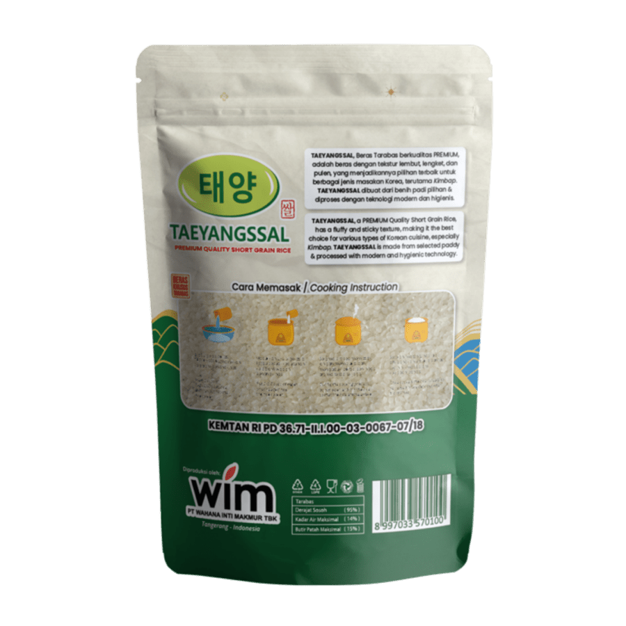Taeyangssal Beras Short Grain Premium