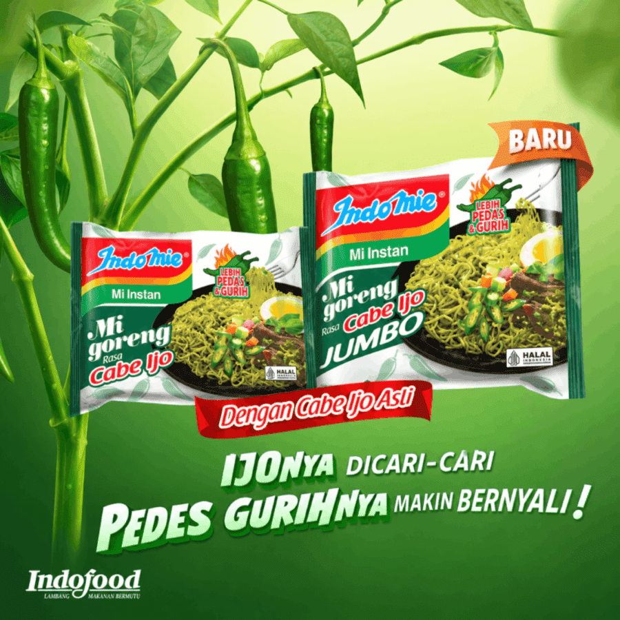Indomie Goreng Cabe Ijo Mie Instan 85gram