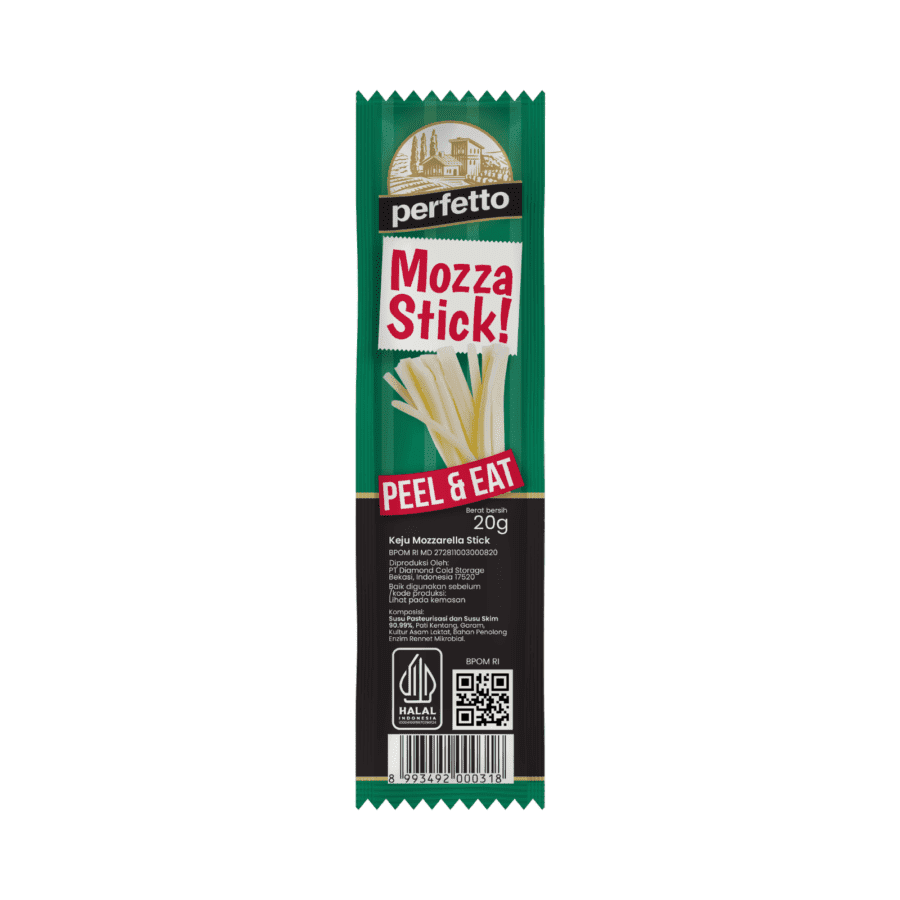 Perfetto Mozzarella Stick Cheese 20gram 1 Box isi 12pcs 240gram