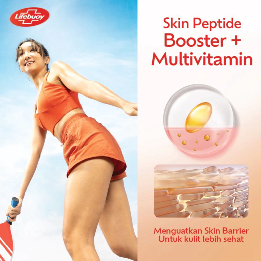 Lifebuoy Lemon Fresh Anti Bacterial Body Wash Pouch