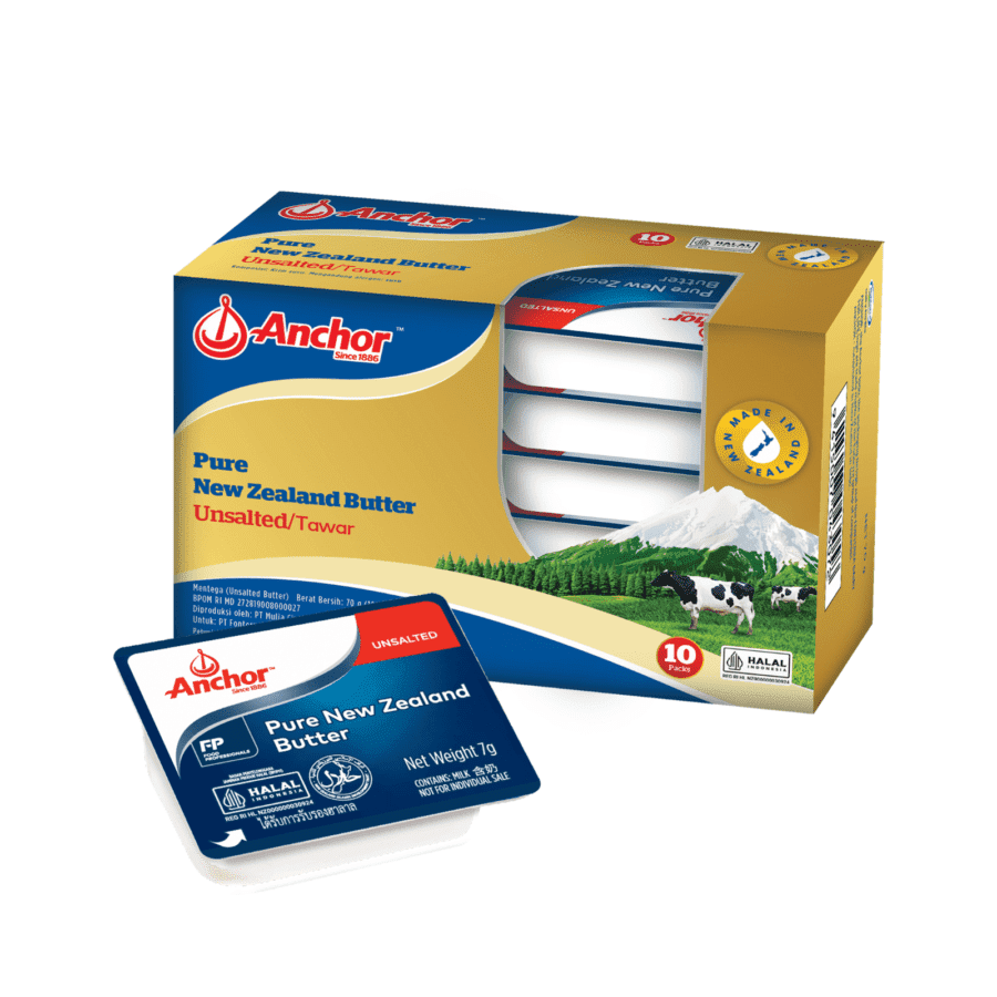Anchor Unsalted Butter Minidish 10 pcs x 7gr 70gram