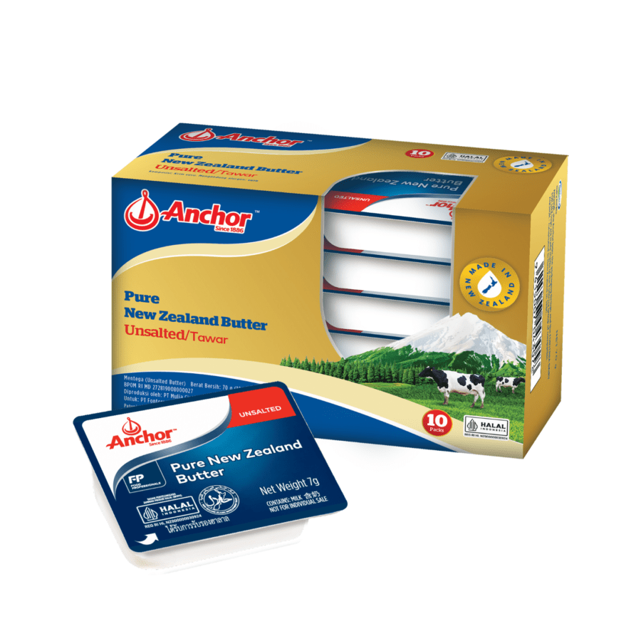 Anchor Unsalted Butter Minidish 10 pcs x 7gr 70gram