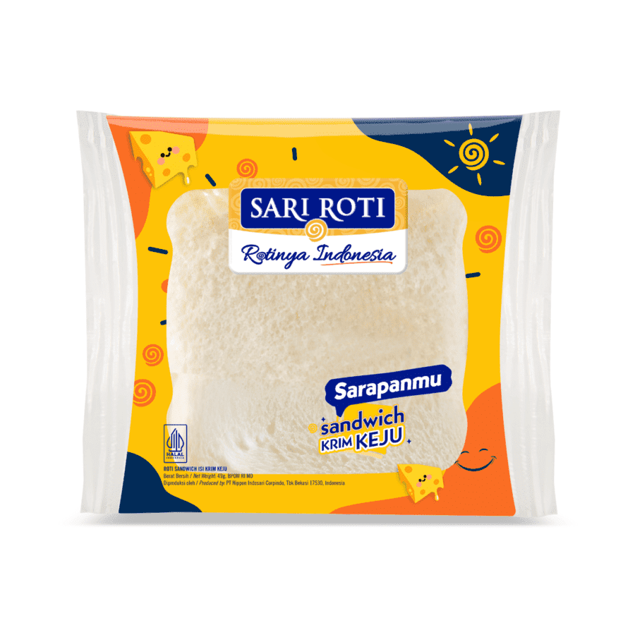 Sari Roti Sandwich Krim Keju 46gram