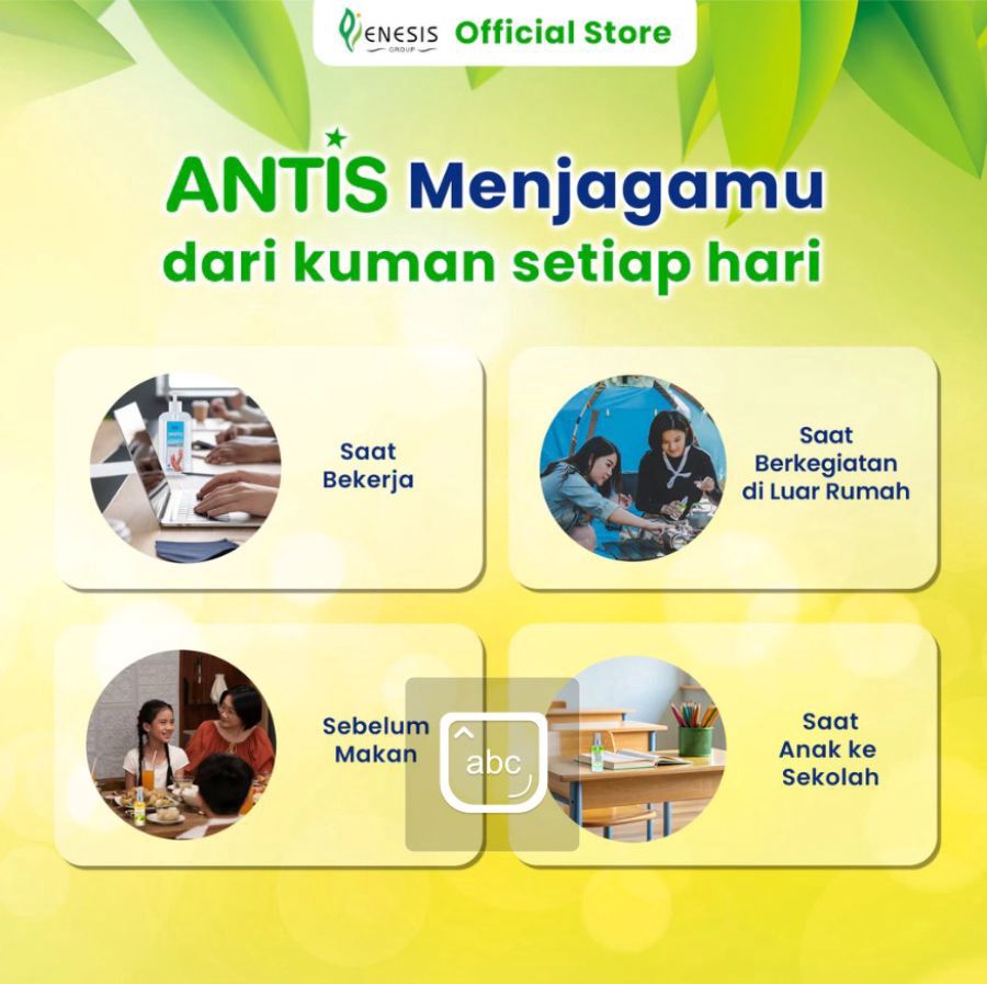 Antis Double Action Jeruk Nipis Hand Sanitizer 55ml