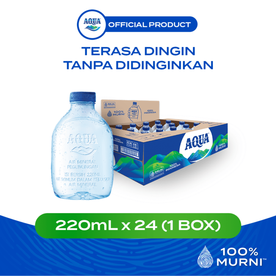 AQUA Cube Air Mineral Dus 220ml 24pcs