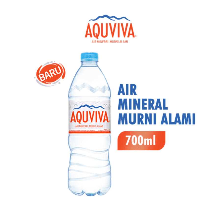 Aquviva Air Mineral Botol 700ml 12bottles