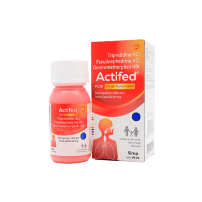 Actifed Plus Cough Suppressant Obat Batuk Kering dan Pilek