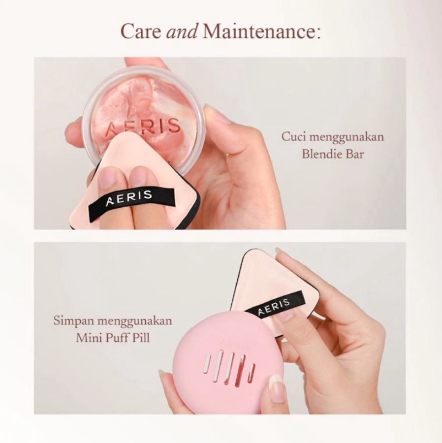 Aeris Beaute Cloud Conceal Puff Marshmallow Noir Make Up Sponge 1pcs