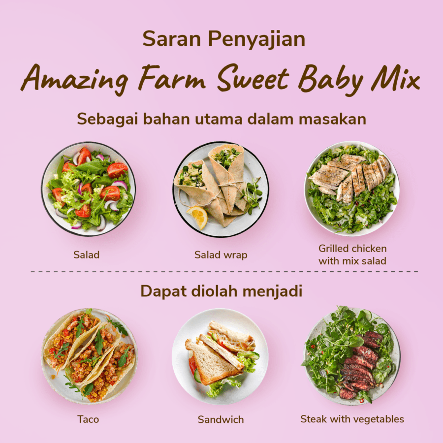 Amazing Farm Sweet Baby Mix Salad To Go 150gram
