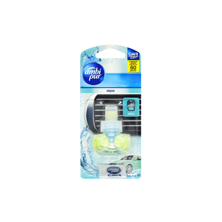 Ambipur Car Premium Clip Aqua Pengharum Mobil Refill