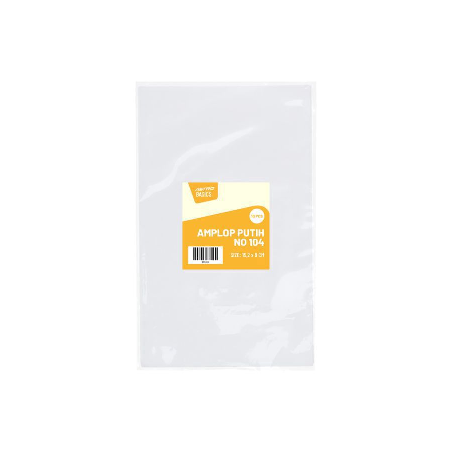 Amplop No. 104 Putih A Basics 10sheets