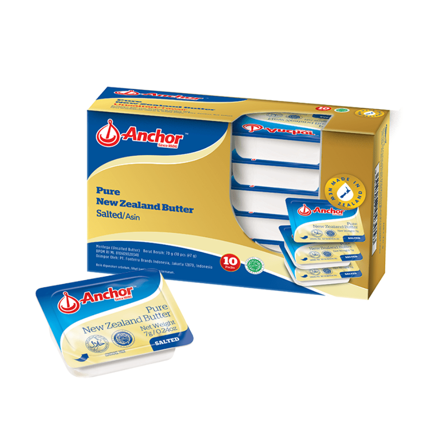 Anchor Salted Butter Minidish 7gr x 10 pcs 70gram
