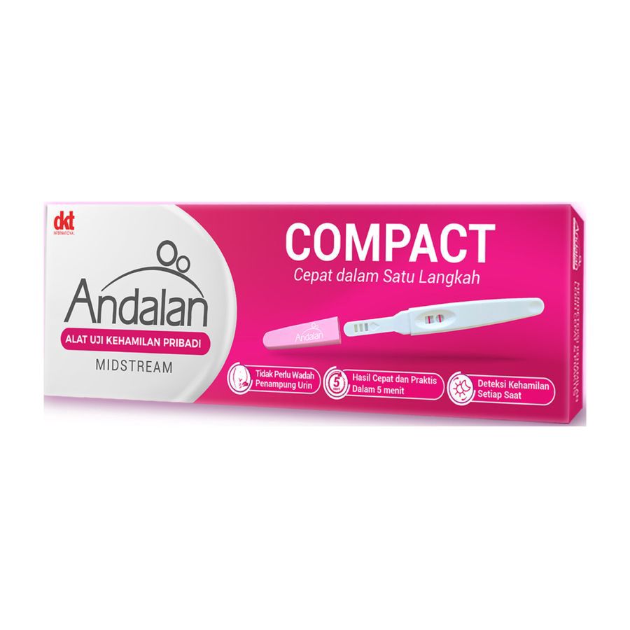 Andalan Compact Midstream Alat Uji Kehamilan 1pcs