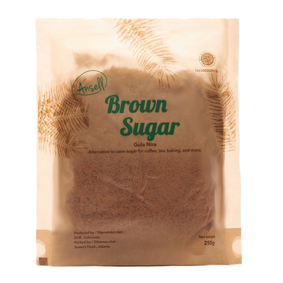 Ansell Brown Sugar Bubuk 250gram