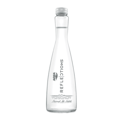 AQUA Reflections Still Water Glass Bottle