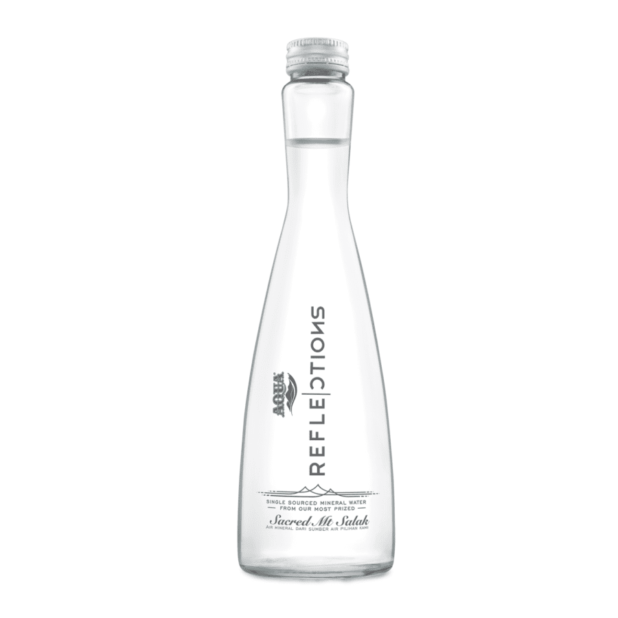 AQUA Reflections Still Water Glass Bottle 380ml