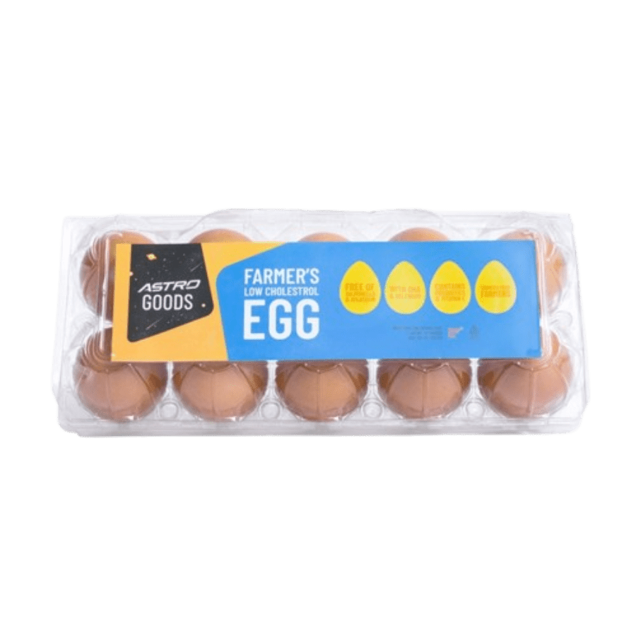 Farmer's Low Cholesterol Egg Astro Farm 10butir