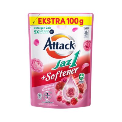 Attack Jaz1 Plus Softener Japanese Rose Berry Deterjen Cair