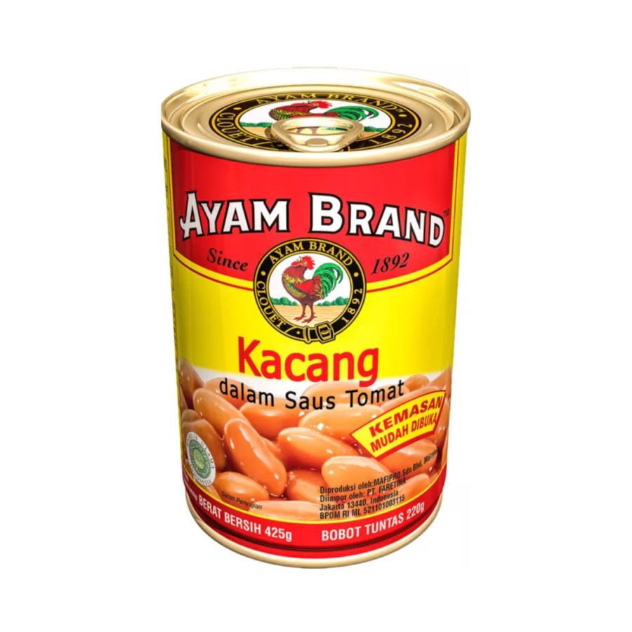 Ayam Brand Kacang dalam Saus Tomat Kaleng 425gram