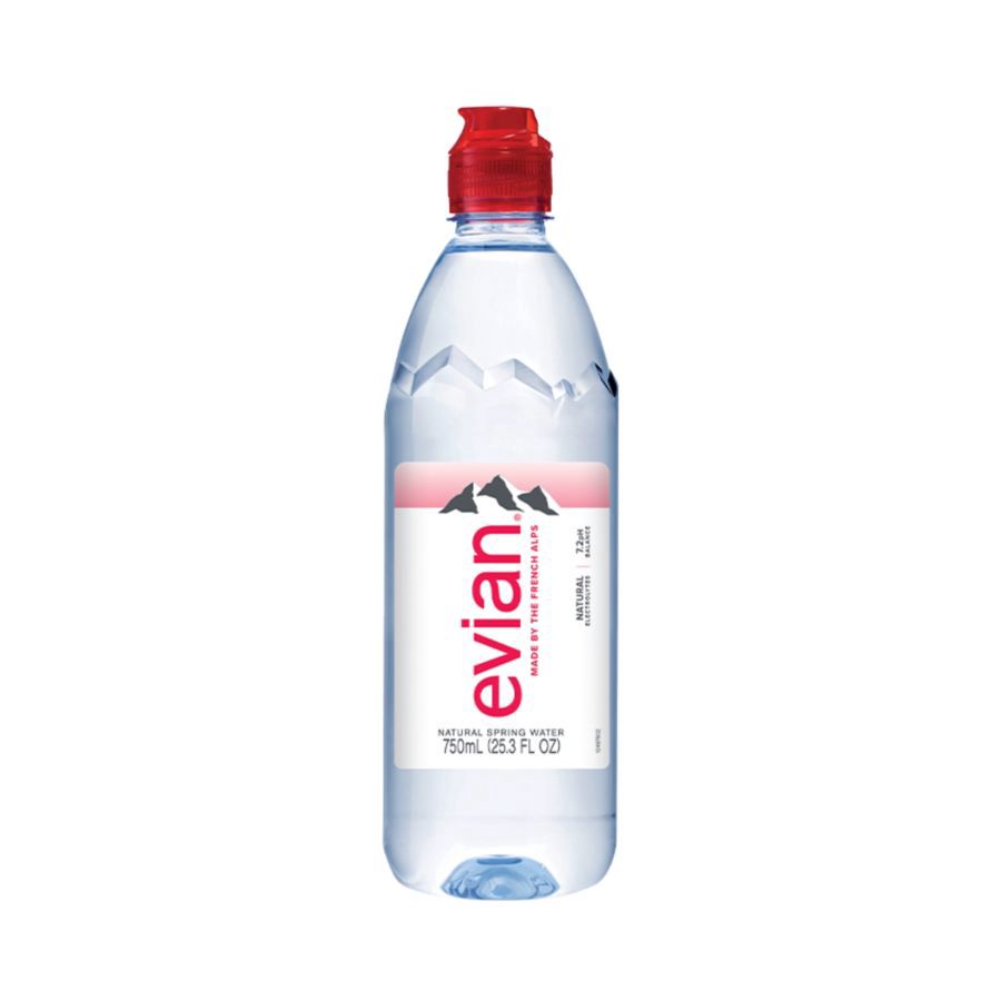 Evian Natural Mineral Water PET 750ml