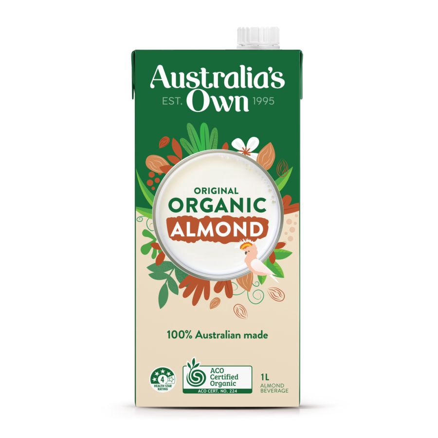 Australia's Own Almond Milk Orginal Organic 1000ml