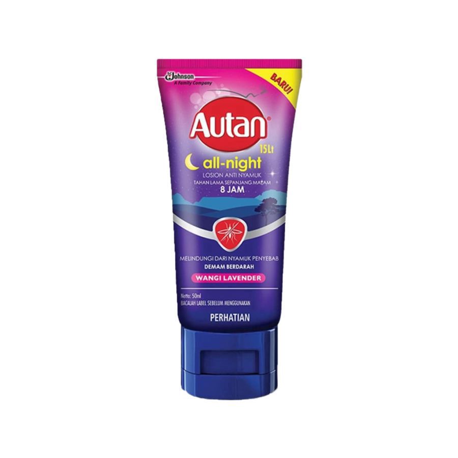 Autan All Night Lavender Lotion Anti Nyamuk 50ml
