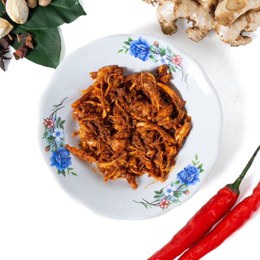 Ayam Rendang Suwir Padang Ala Carte 60gram