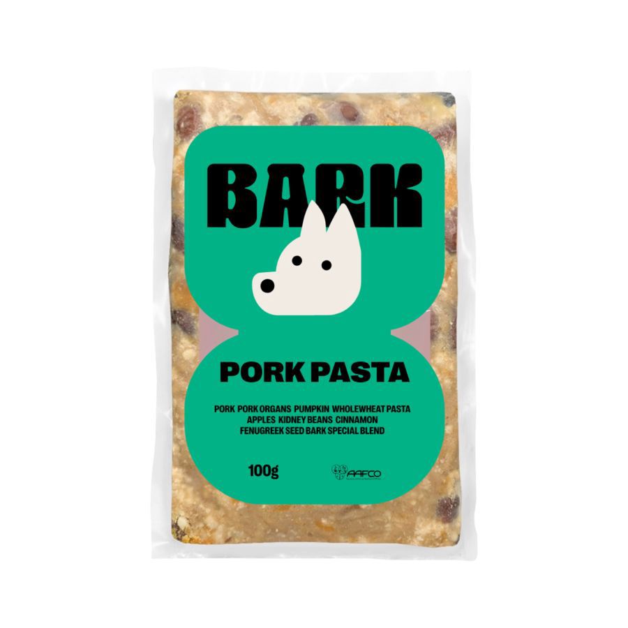 BARK Pork Pasta Makanan Anjing Basah