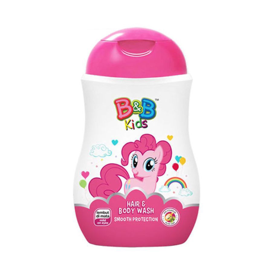 B&B Kids Hair & Body Wash Smooth Protection My Little Pony Pinkie Pie 280ml