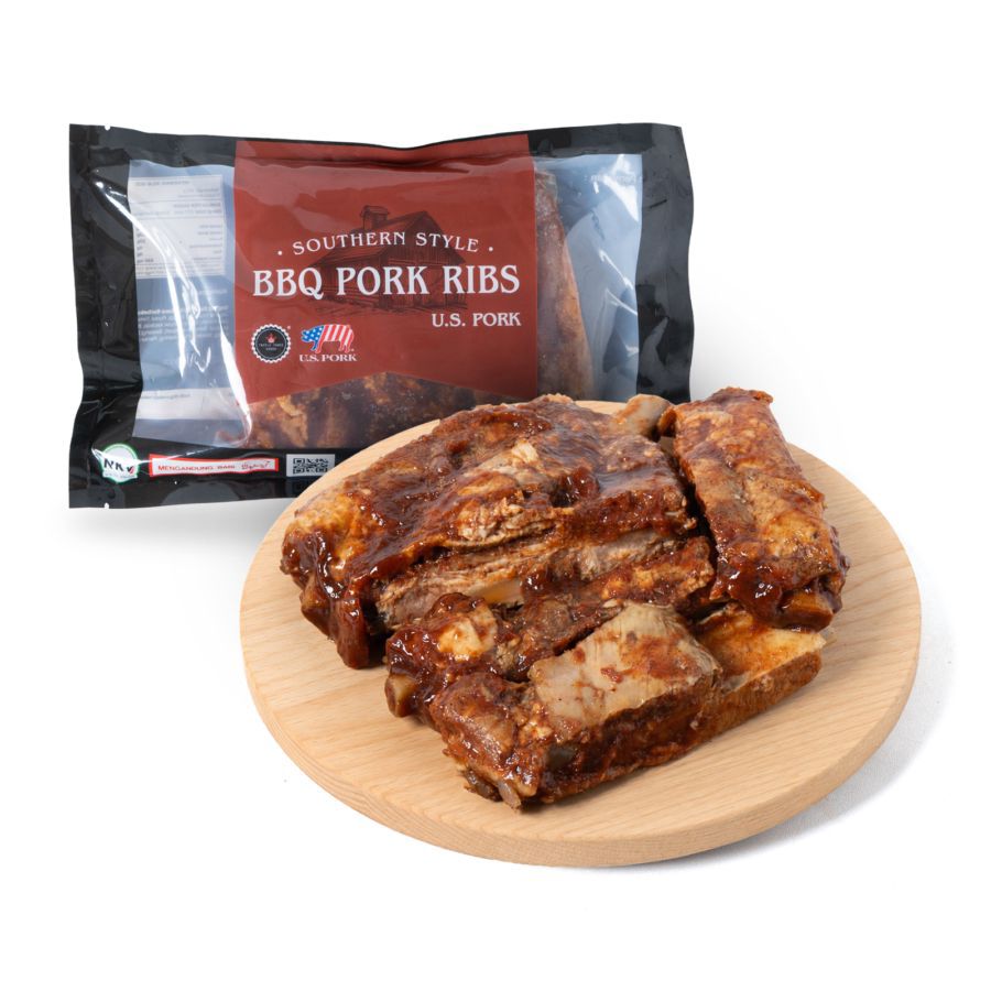 Triple Three Foods Southern Style BBQ Pork Ribs 500gram