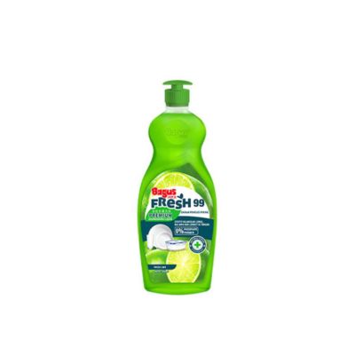 Bagus Fresh99 Premium Anti Bacterial Dish Washing Liquid Fresh Lime Botol  600ml