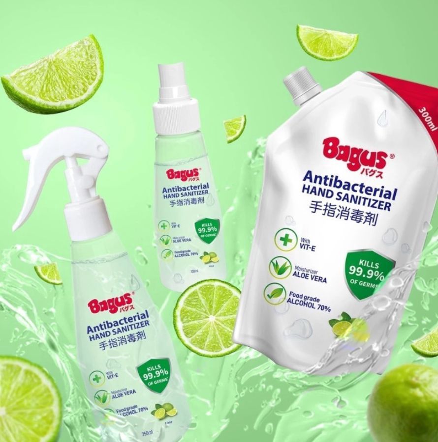 Bagus Antibacterial Lime Hand Sanitizer