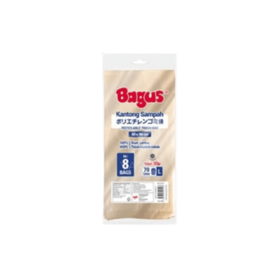 Bagus Kantong Sampah Gold Size L 80 x 90 cm 70L