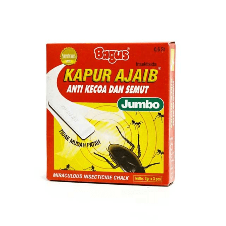 Bagus Kapur Ajaib Jumbo Pembasmi Serangga 3pcs