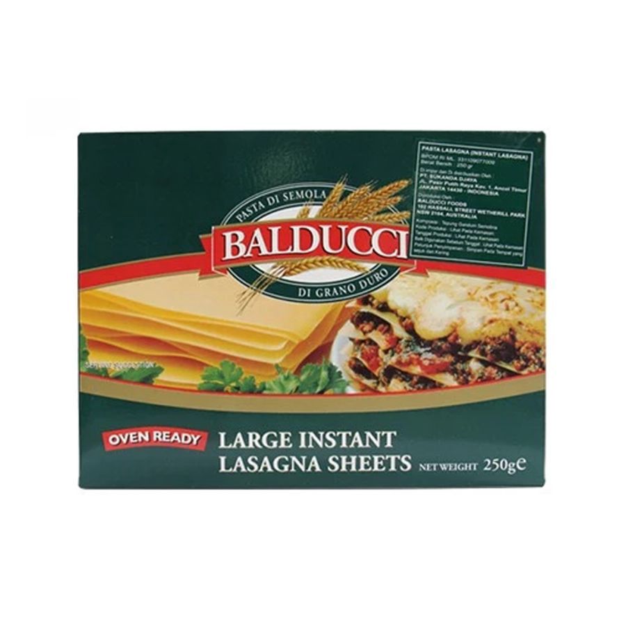 Balducci Lasagna Instan No 100 Pasta 250gram