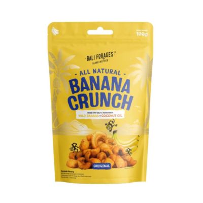 Bali Forages Banana Crunch Original 100gram