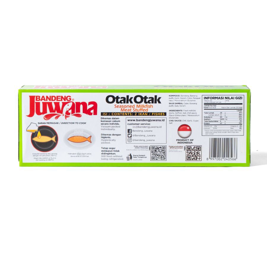 Bandeng Juwana Otak - Otak Vakum Dus 300gram