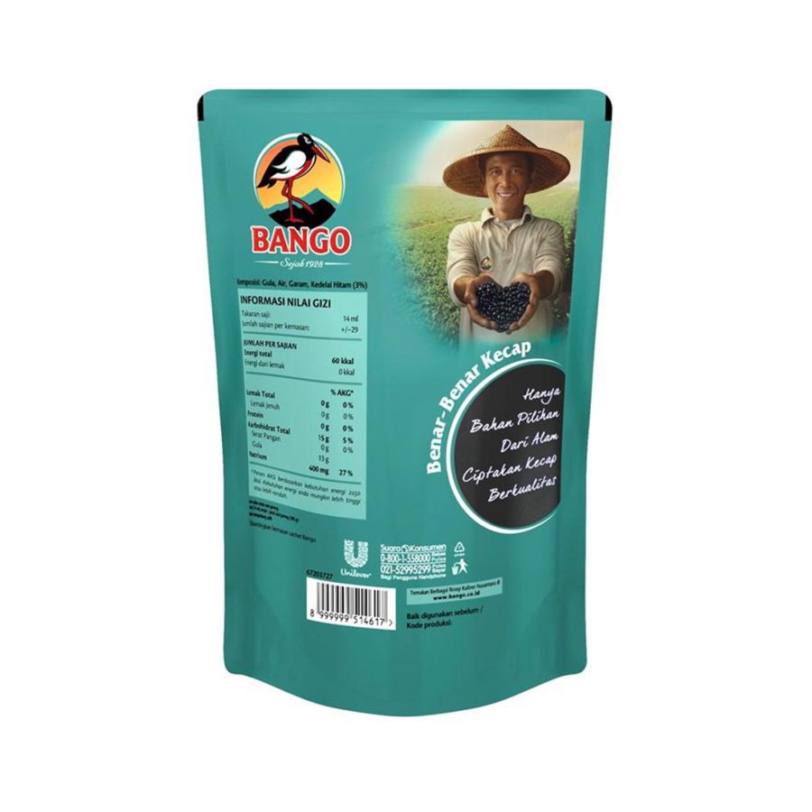 Bango Kecap Manis Refill 540gram