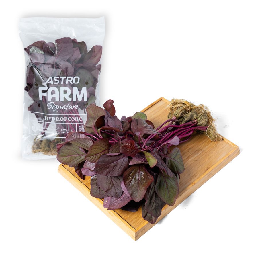 Bayam Merah Hydroponic Astro Farm 200gram