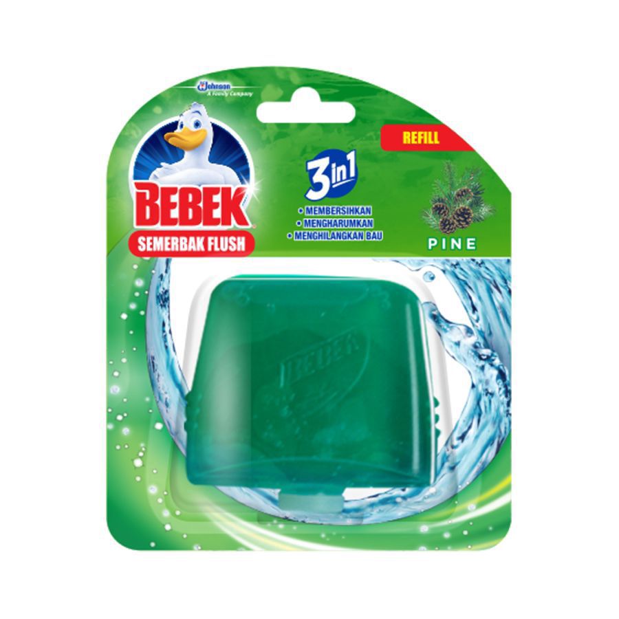 Bebek Semerbak Flush Pine Pembersih Kloset Refill 50ml