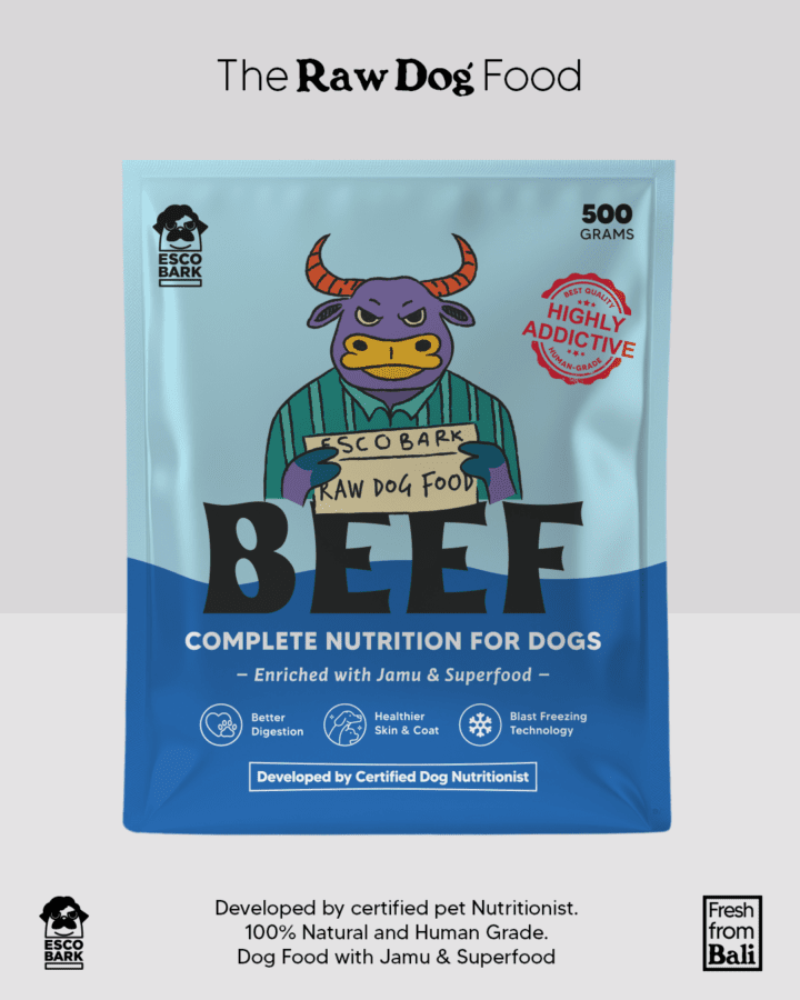 Escobark Makanan Basah Anjing Rasa Sapi 100gram