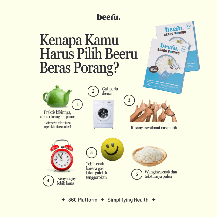 Beeru Beras Porang 7 sachets x 40gr 1pcs