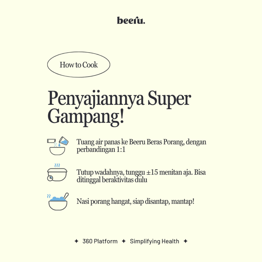 Beeru Beras Porang 7 sachets x 40gr 1pcs